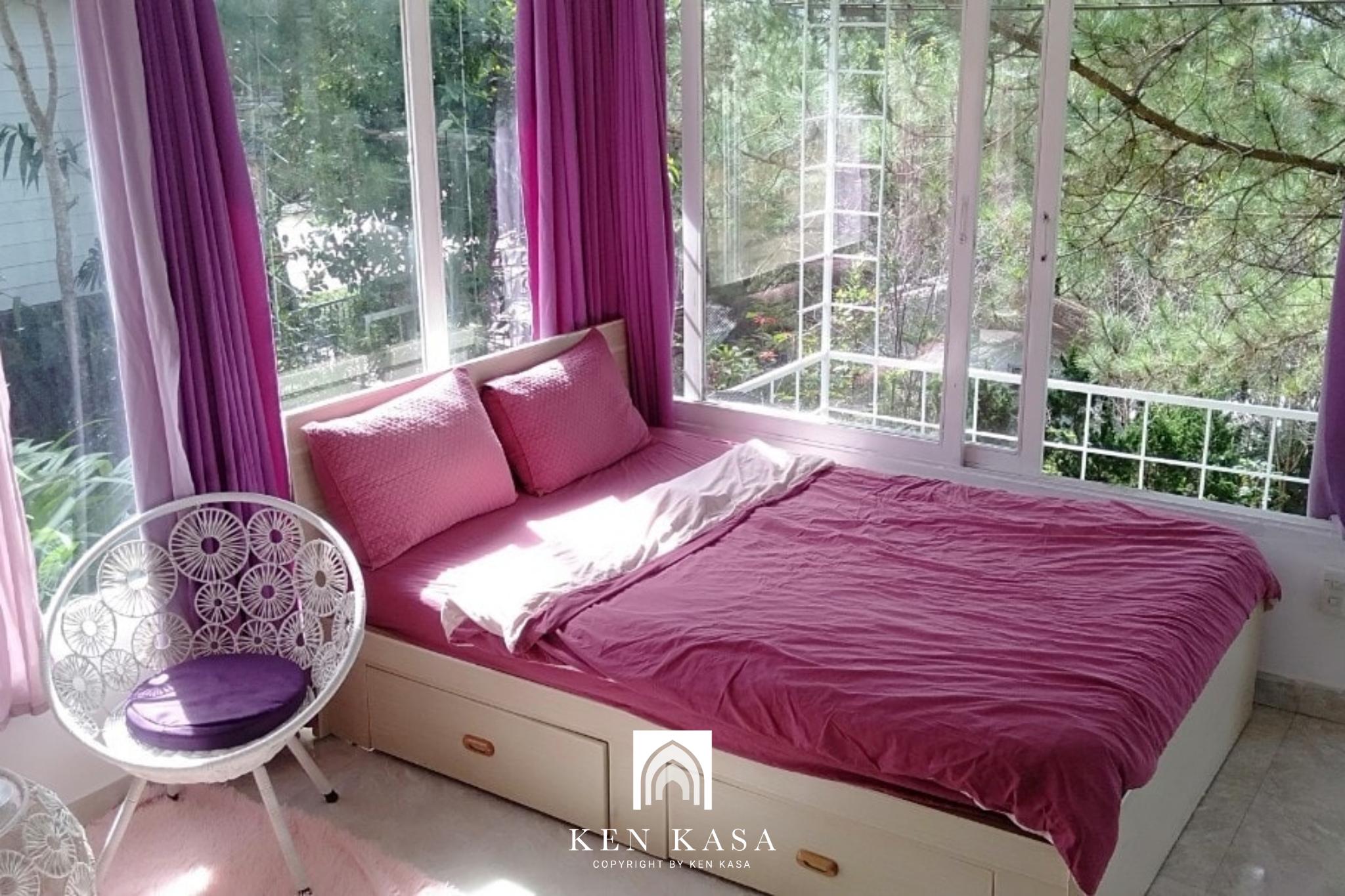 mẫu phòng homestay đẹp pinehill 